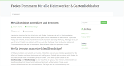 Desktop Screenshot of freies-pommern.de