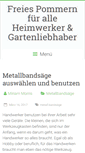 Mobile Screenshot of freies-pommern.de